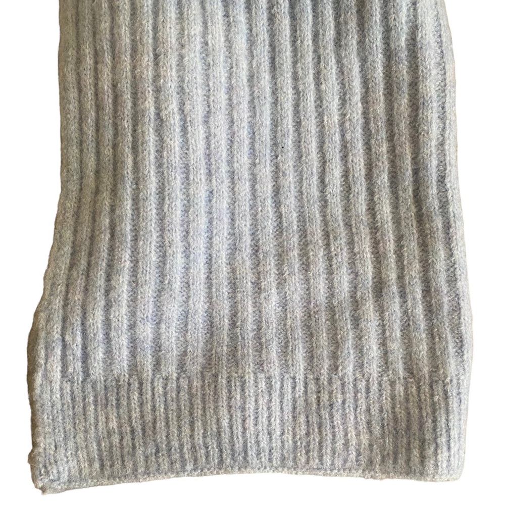 Pieces Light Blue Ribbed Scarf - Picture 2 of 5